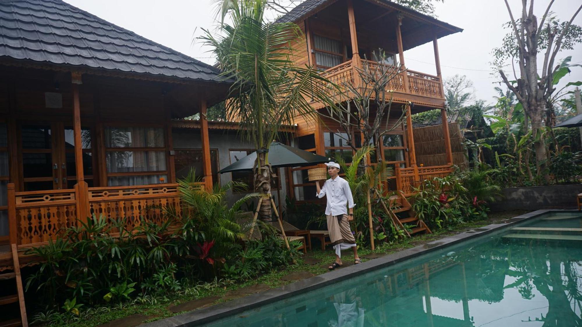 Harmony Wooden Villas Ubud Esterno foto